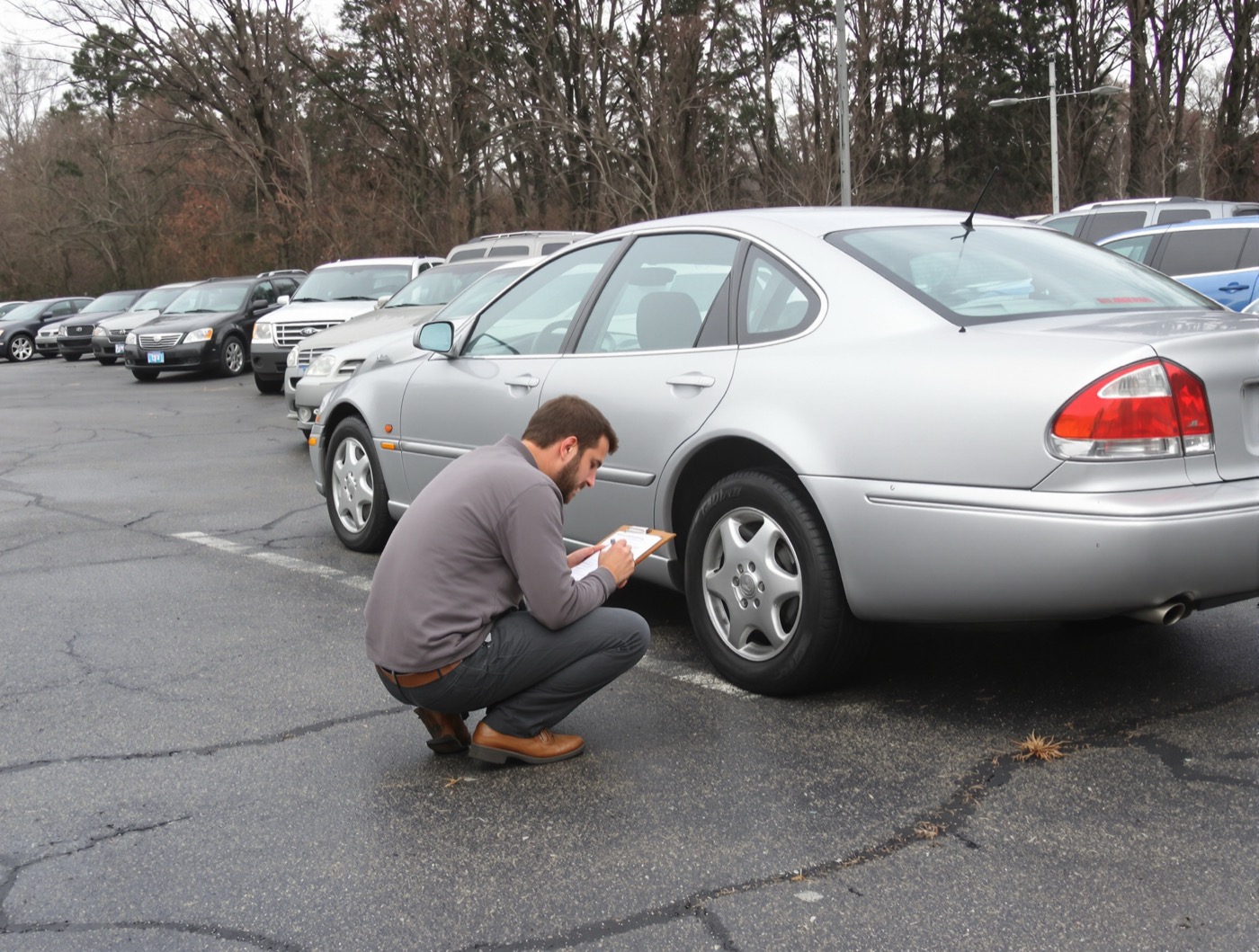 Appraising a trade-in on the lot